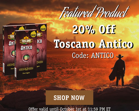 20% Off Toscano Antico | Bestselling Cigars