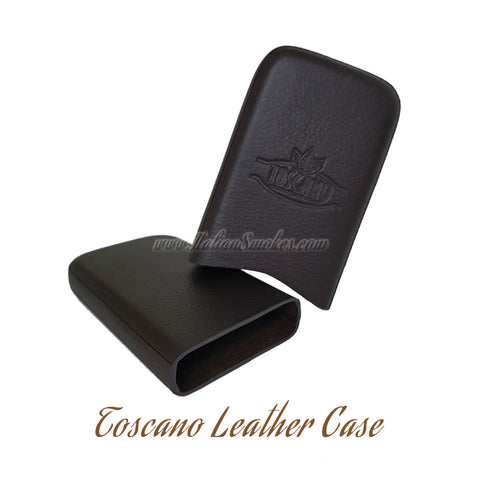 Toscano Leather Cigar Holder Large