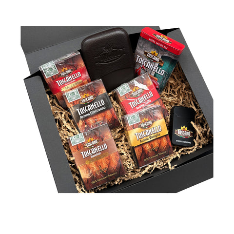 Toscanello Gift Set In Beautiful Black Box | ItalianSmokes